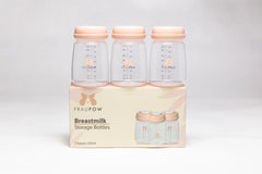 3 Fraupow Storage & Feeding Bottles / Pack of 3