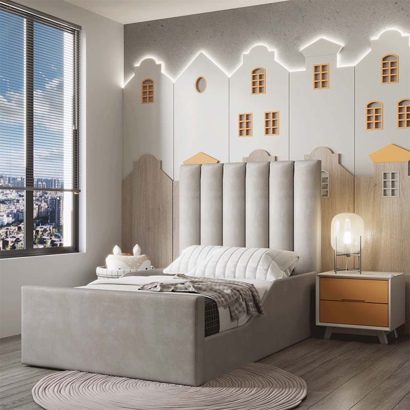 Prestige Lined Kids Bed 