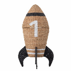 Bloomingville Cosmina Basket with Lid Seagrass Nature