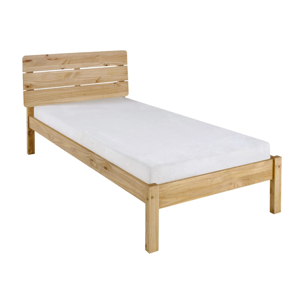 Ronan 3FT Bed  - Waxed Pine