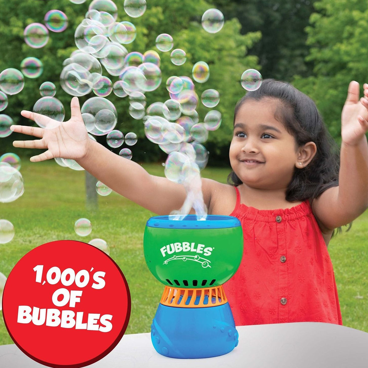 Fubbles No-Spill Fun-Finiti Bubble Machine