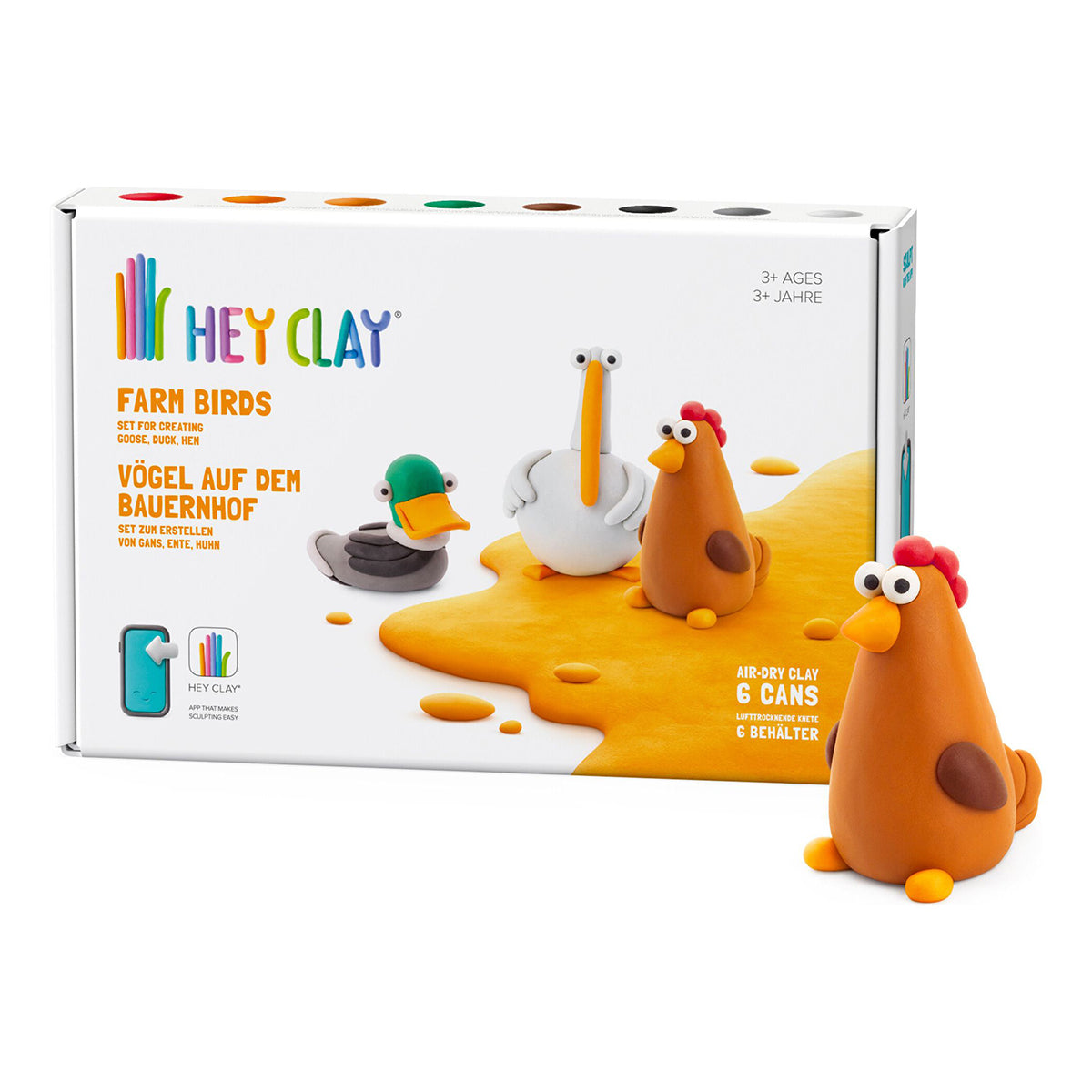 Hey Clay Farm Birds Set - Babyfair Ltd