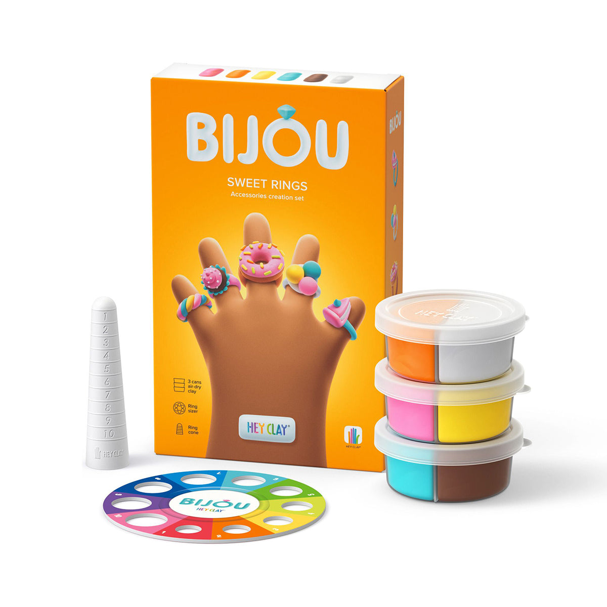 Hey Clay Bijou Sweet Rings 5 Cans