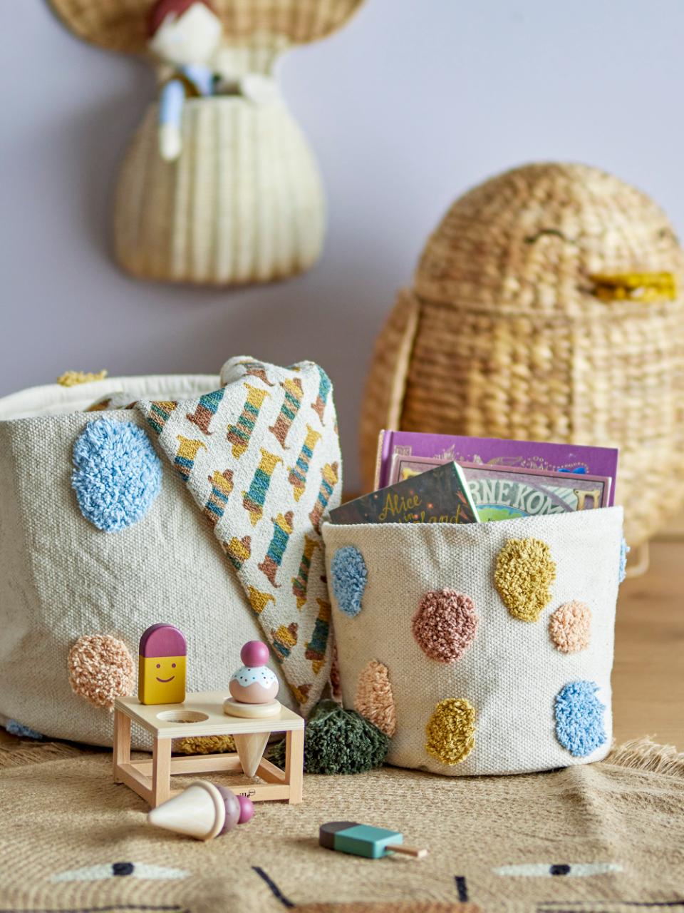 Clennie Basket Cotton Nature Set of 2