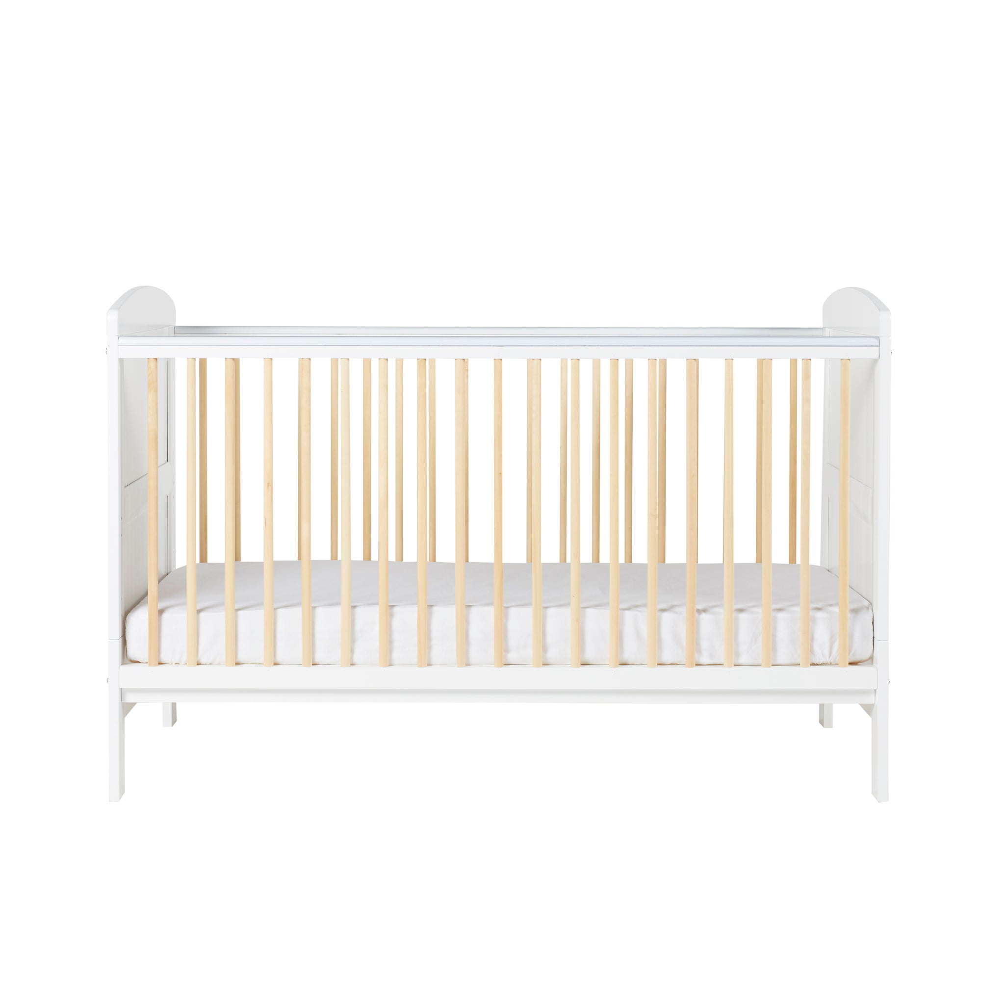 Ickle Bubba Coleby Scandi Classic Cot Bed- Scandi White