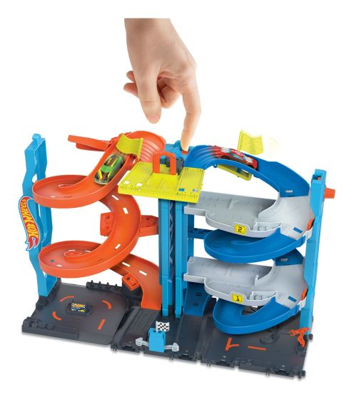 Hot Wheels City Transforming Race Tower Playset