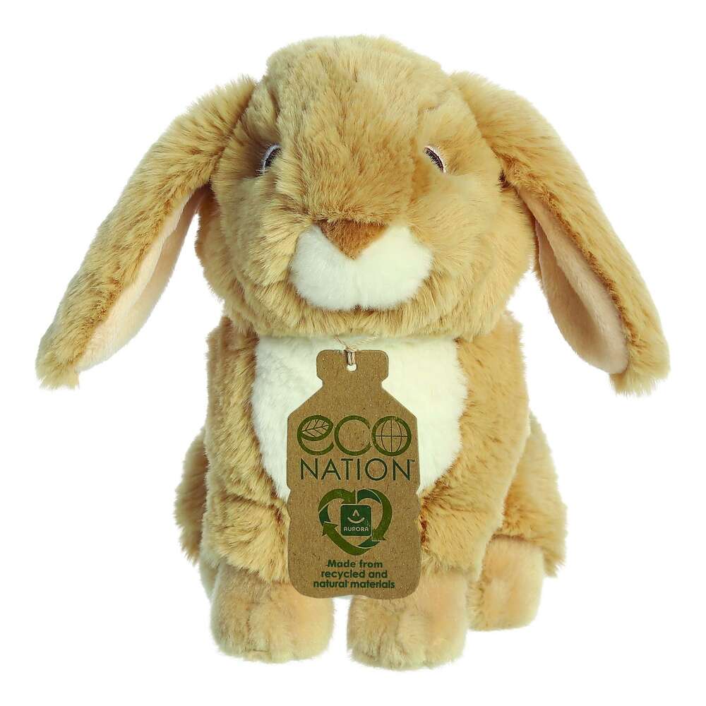 Eco Nation Lop-Eared Rabbit Tan 9"