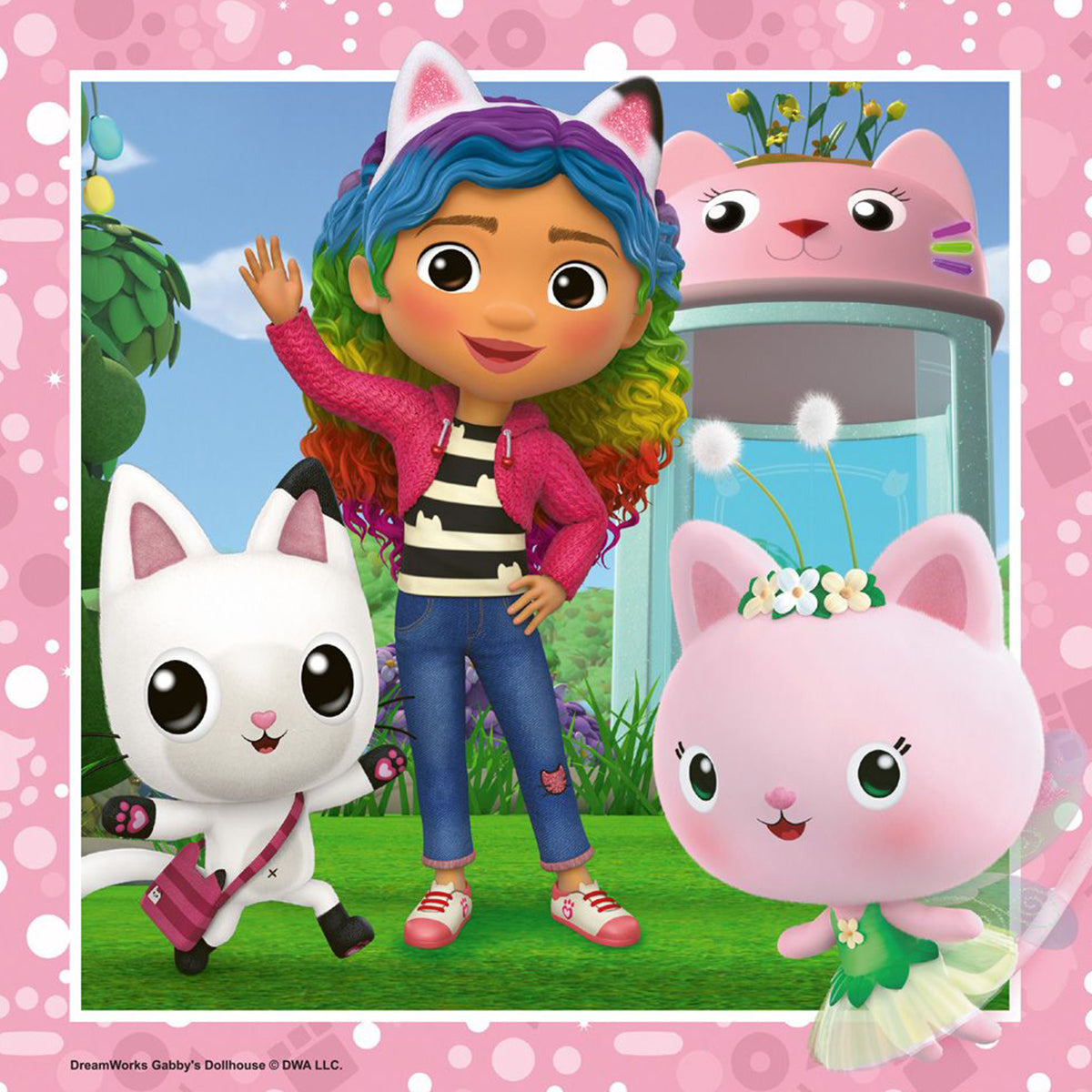 Gabby's Dollhouse 3x 49 Piece Jigsaw Puzzle