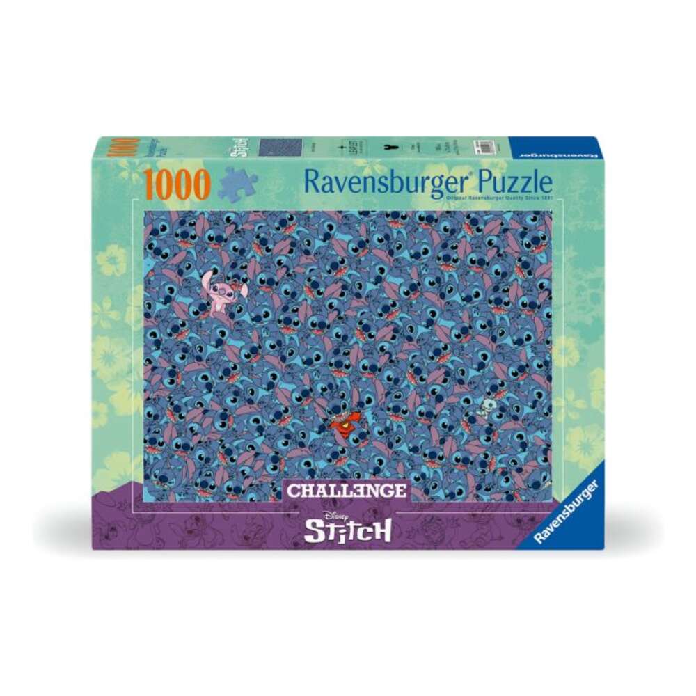 Disney Stitch Challenge 1000 Piece Jigsaw Puzzle