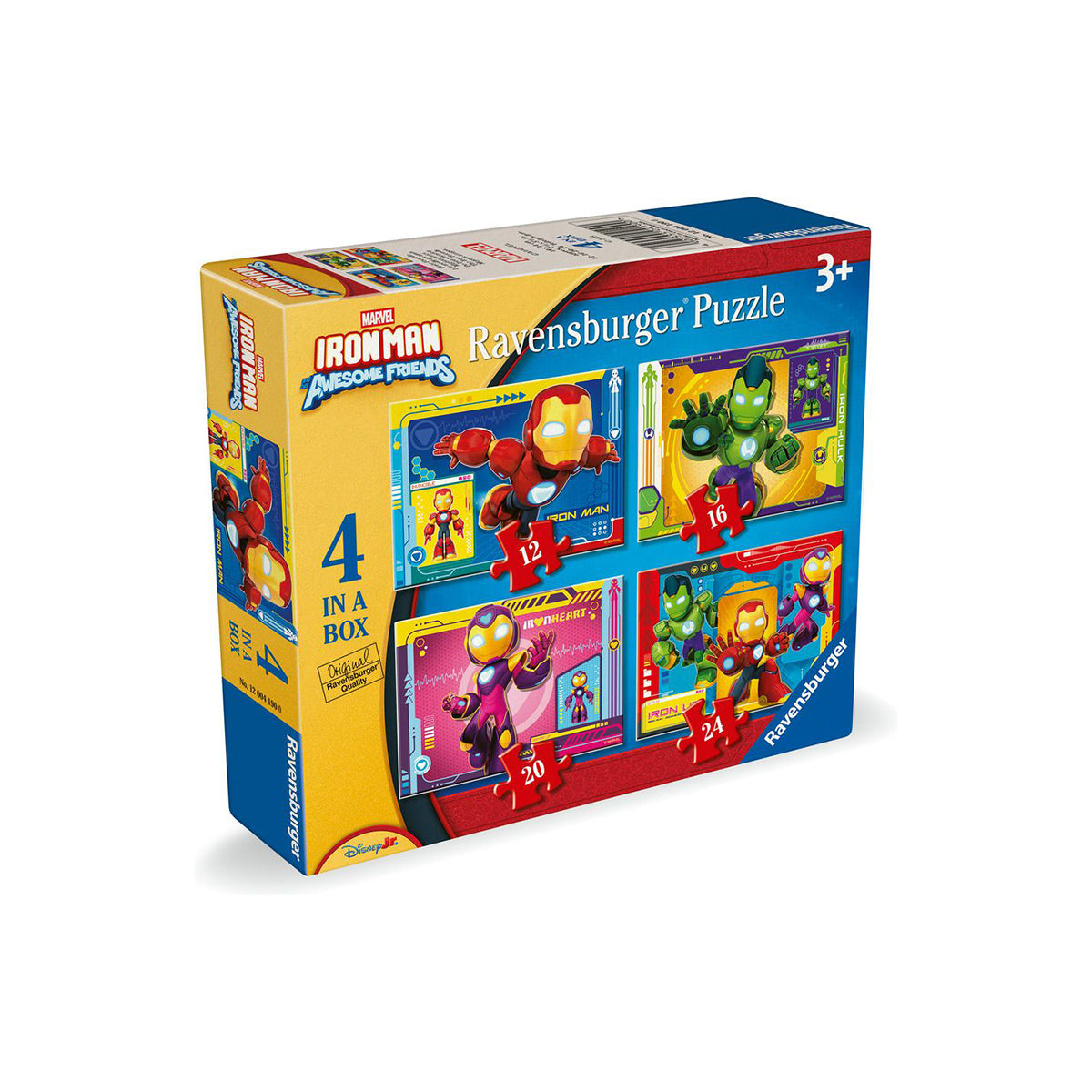 Iron Man & His Awesome Friends 4 in a Box Jigsaw Puzzles