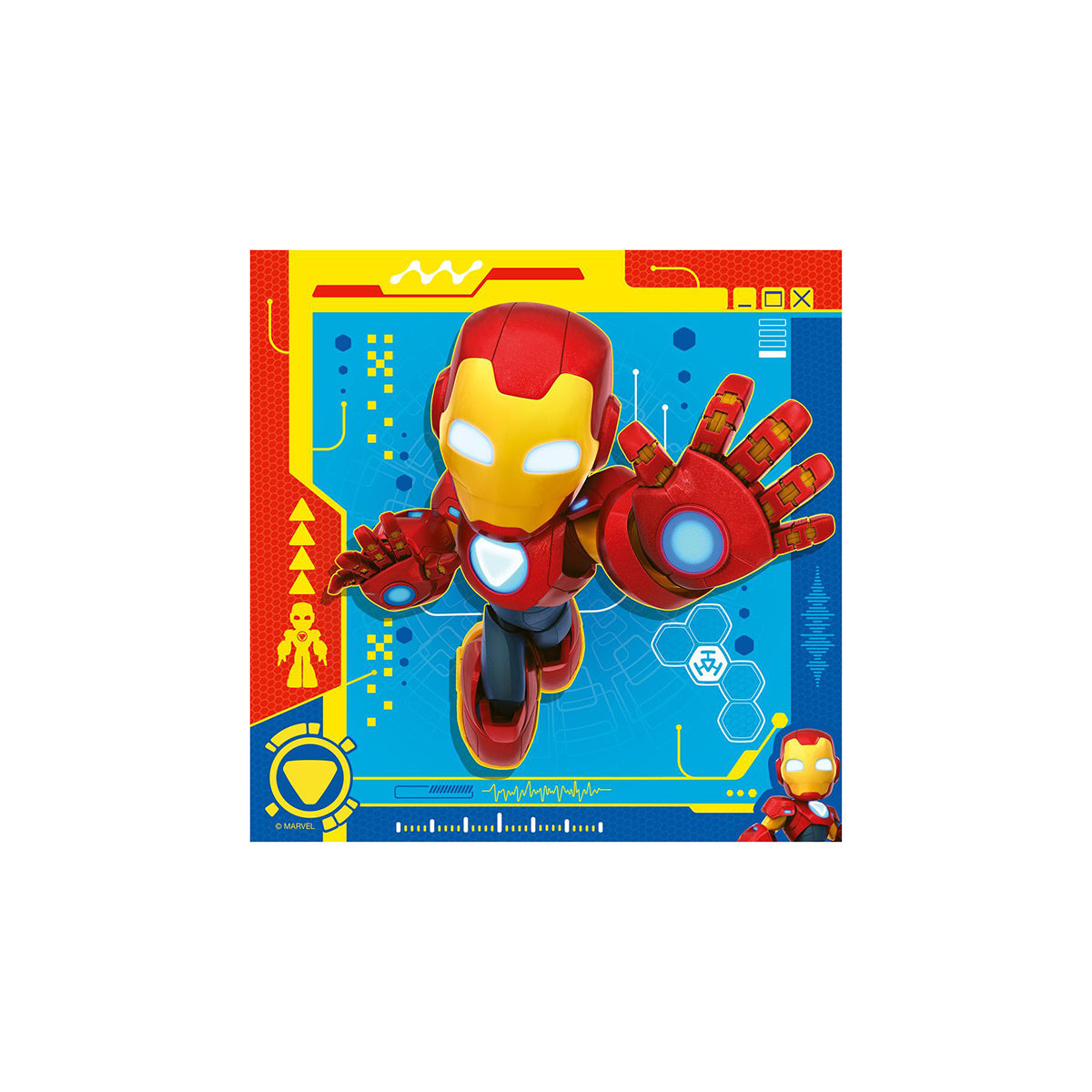 Iron Man & His Awesome Friends 3x49 Piece Jigsaw Puzzles