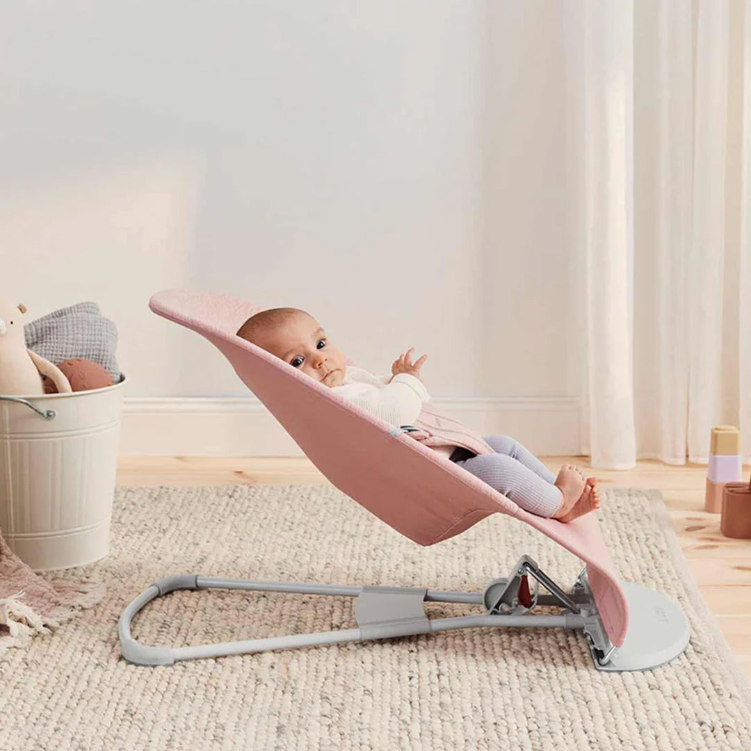 BabyBjörn Baby Bouncers BLISS 3D Jersey, Light Pink - Babyfair Ltd