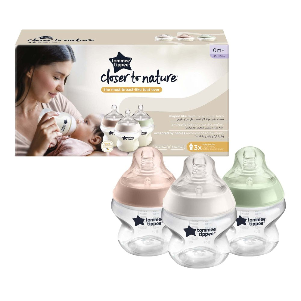 Tommee Tippee  Closer to Nature 3X 150ML Bottle