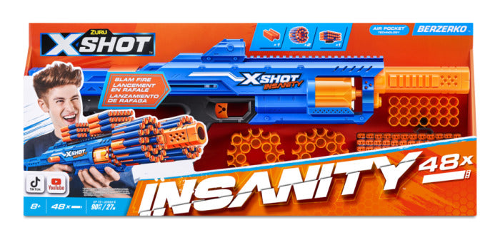 X-Shot Insanity S1 Bezerko 8 Shot - Babyfair Ltd