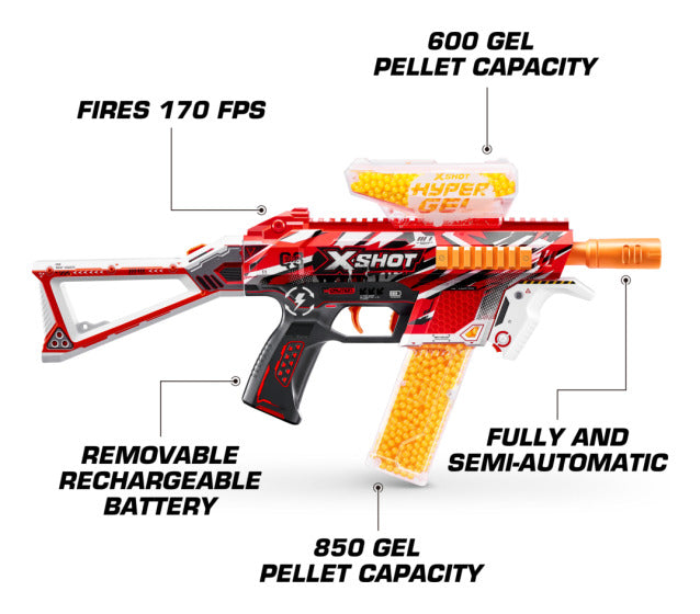 X-Shot Hyper Gel S1 Medium Blaster - Babyfair Ltd