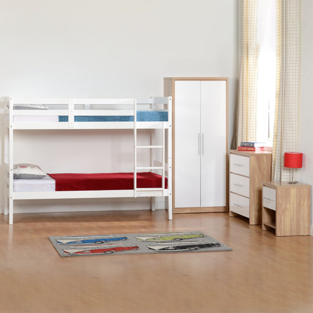 Panama 3FT Bunk Bed - White