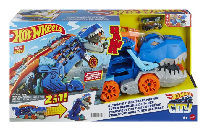 Hot Wheels Ultimate T-Rex Transporter Playset