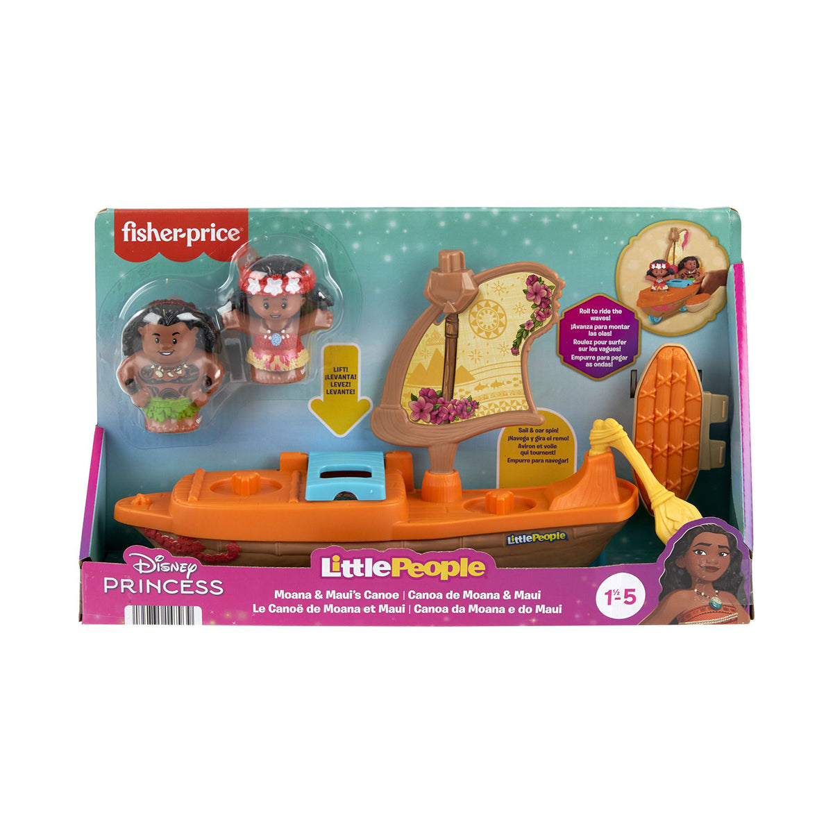 Fisher Price Little People Moana & Maui's Canoe