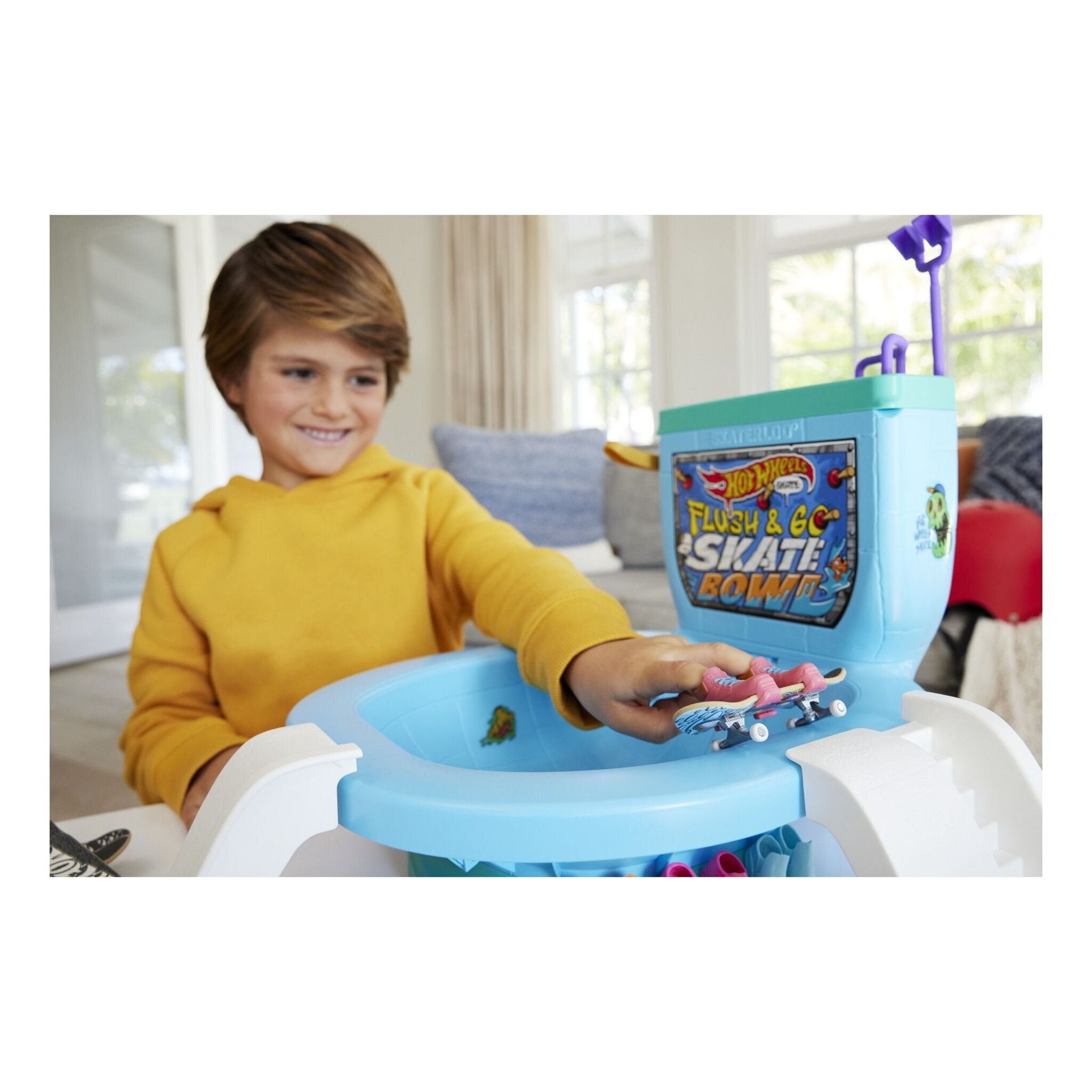 Hot Wheels Flushin' Skate Bowl