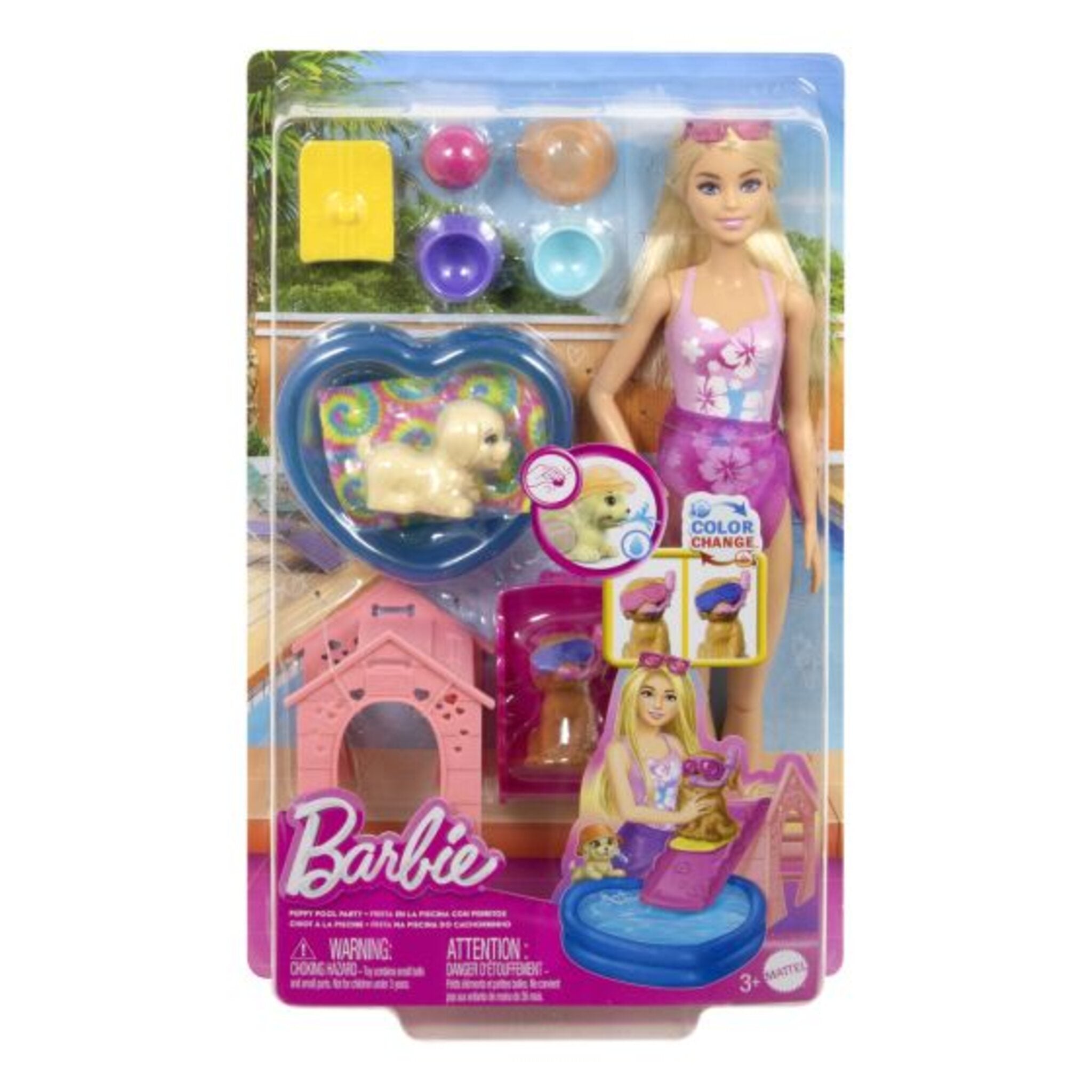 Barbie Puppy Pool Party