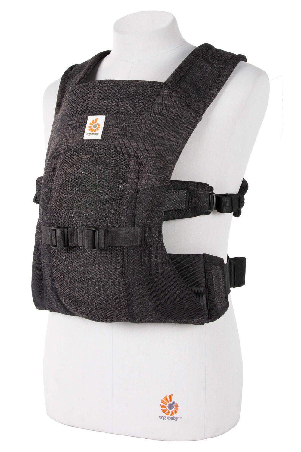 ergobaby performance carrier charcoal black Ergobaby Aerloom Baby Carrier - Charcoal / Black