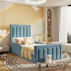 Plush Velvet Ice Blue
