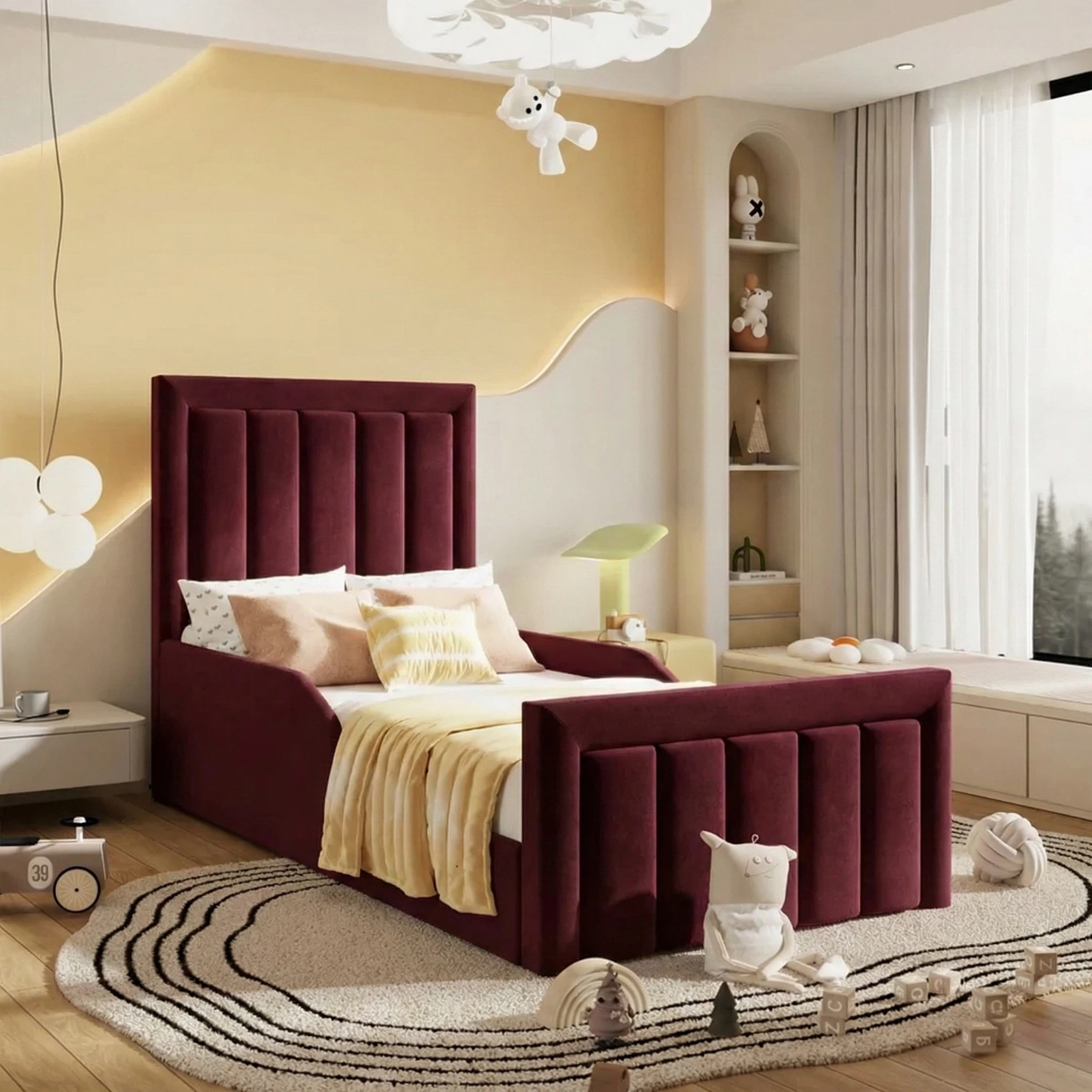 Plush Velvet Burgundy