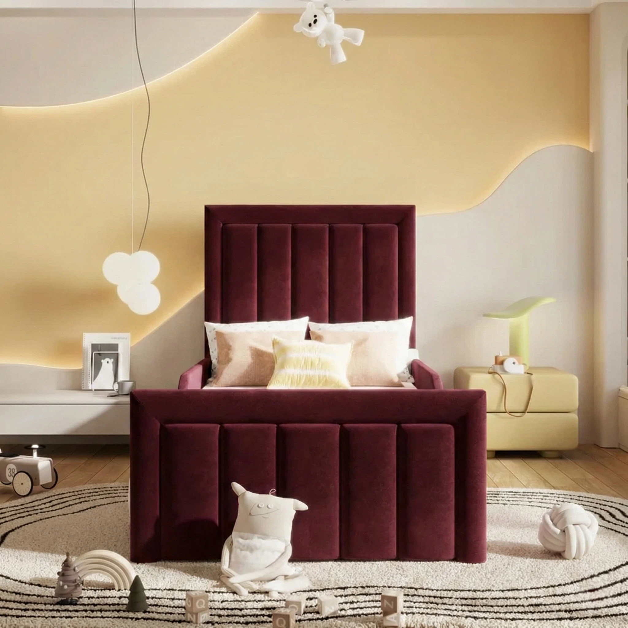 Plush Velvet Burgundy