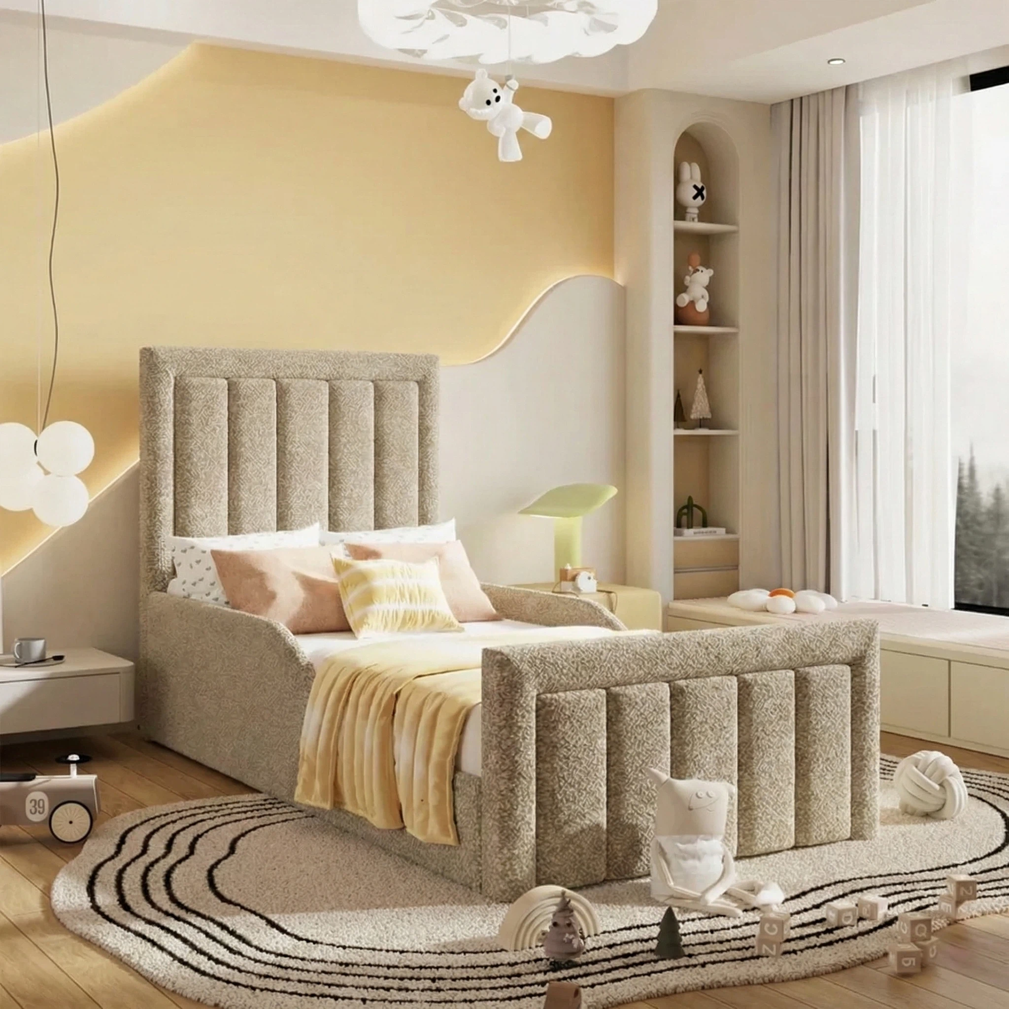 Boucle Warwick Andes Nougat
