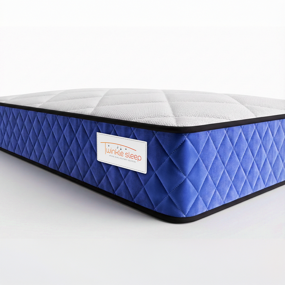 Twinkle Sleep Blue Kids Mattress - Small Single (2ft6) - Babyfair Ltd