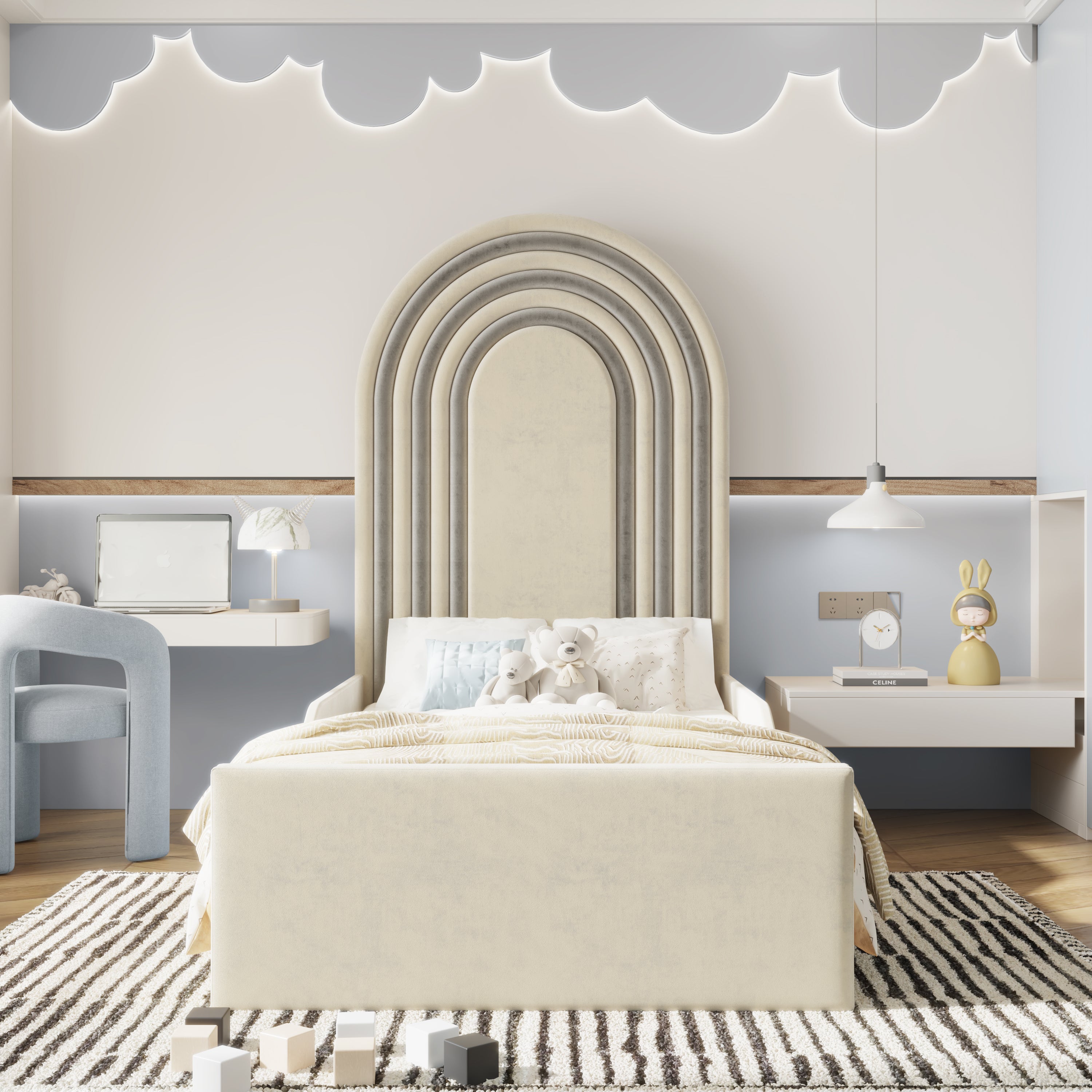 Rainbow Spectrum Kids Bed single 3FT Slats [ EX-DISPLAY ]