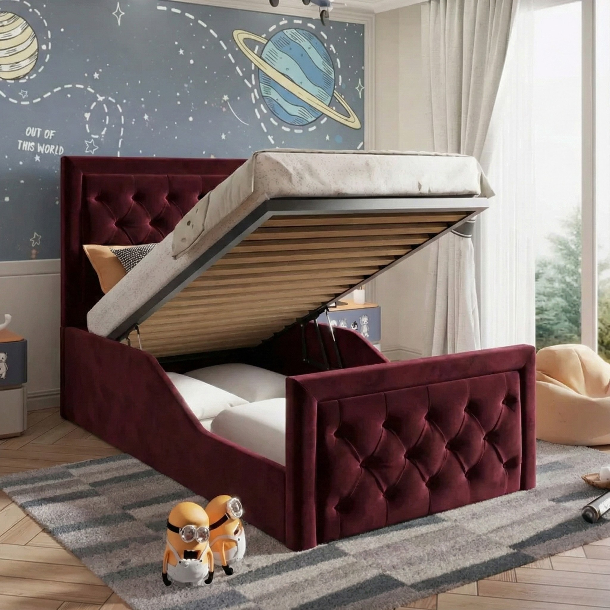 Plush Velvet Burgundy