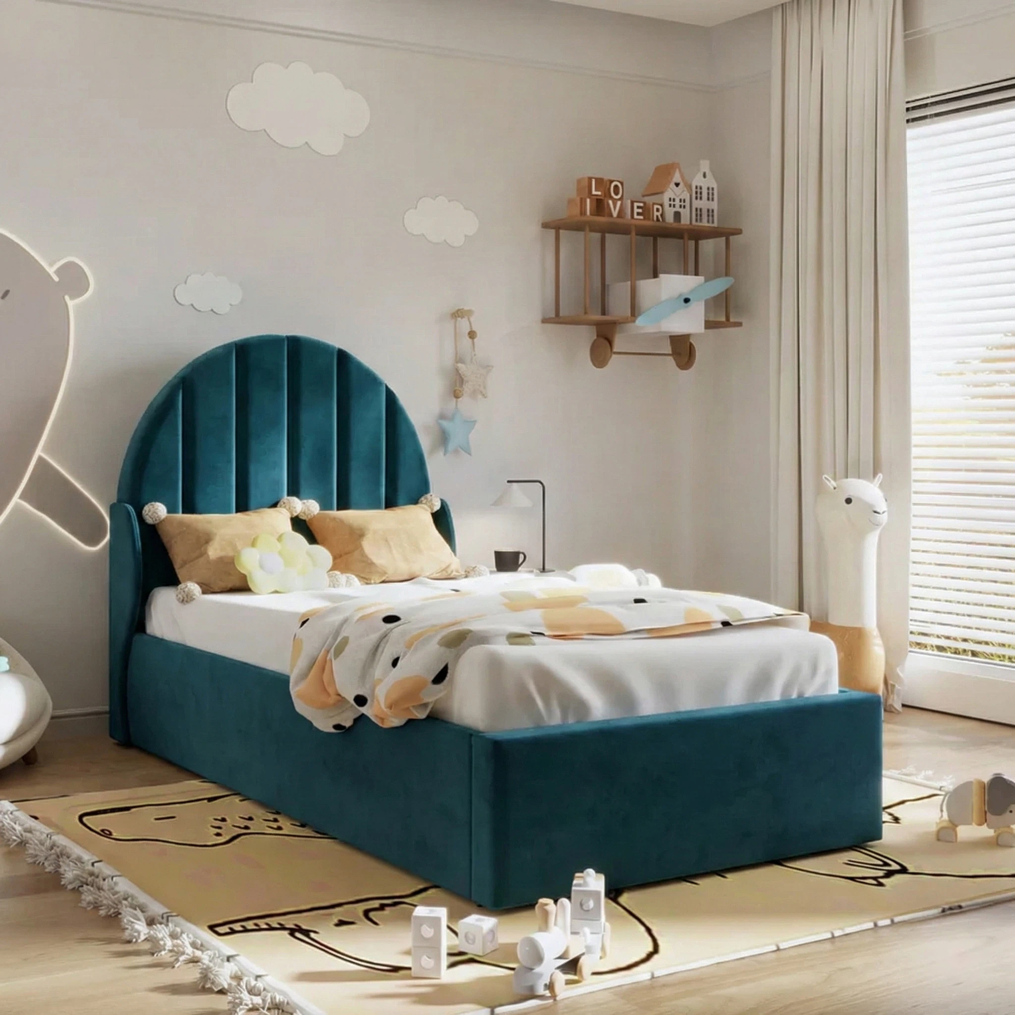 Plush Velvet Midnight Blue