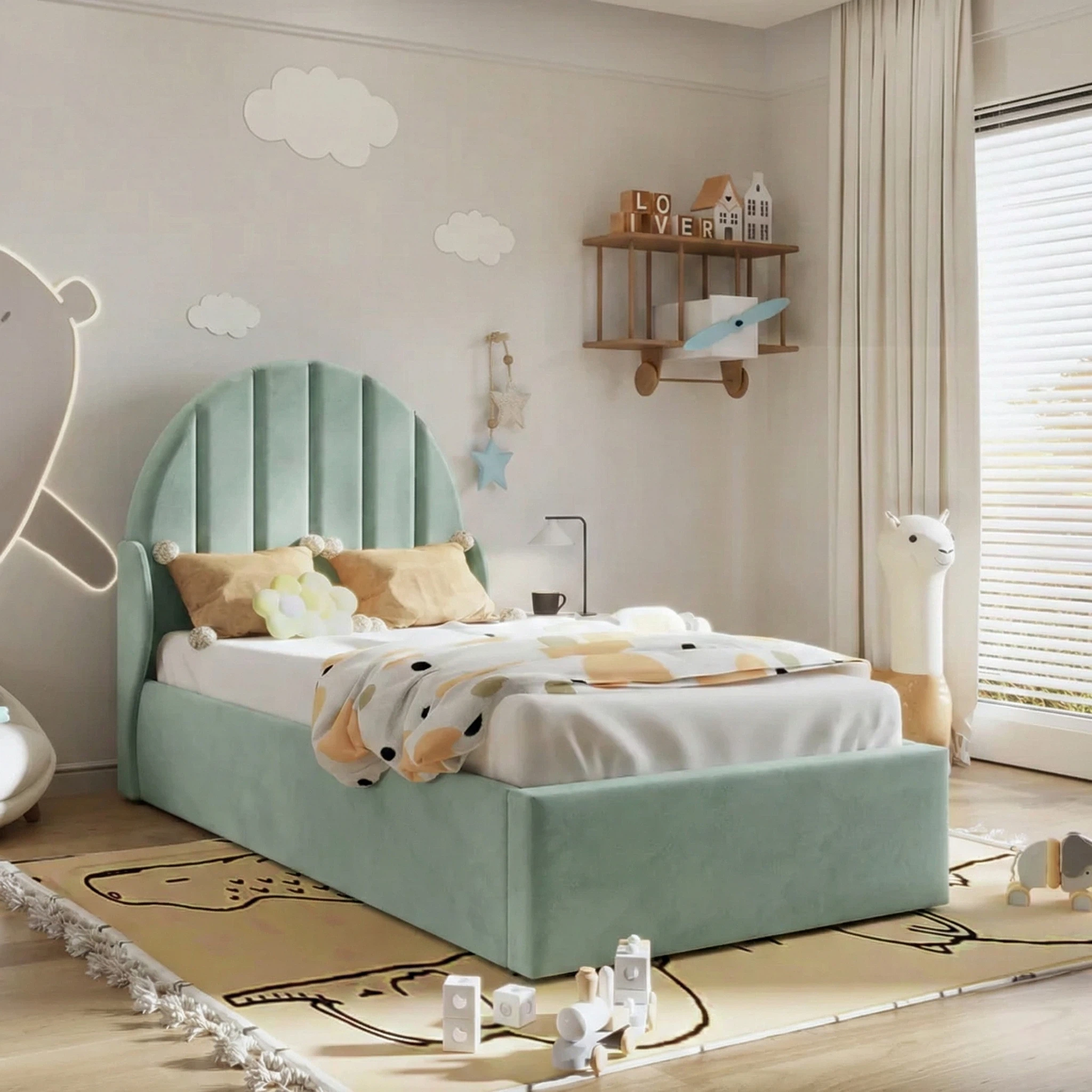 Plush Velvet Seafoam