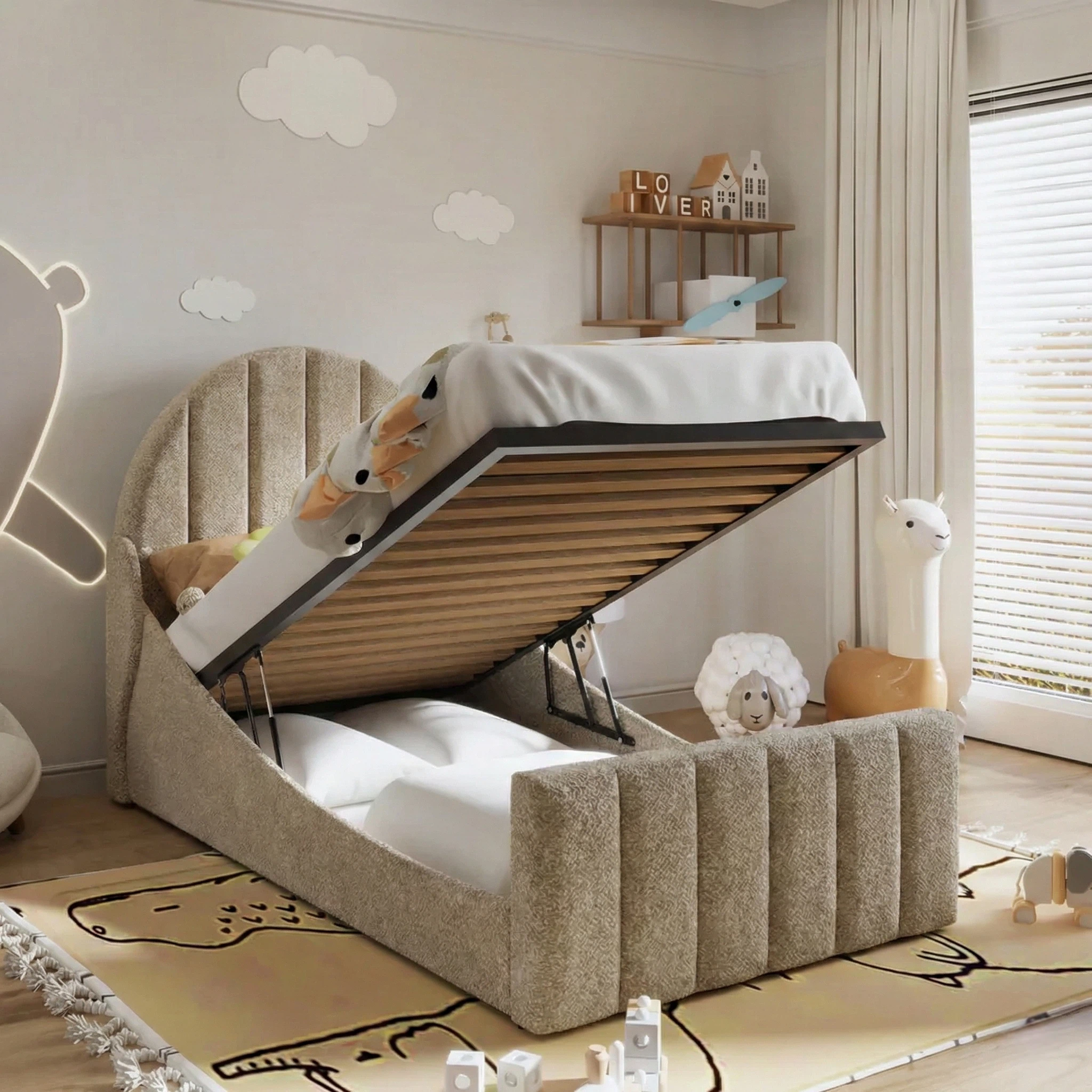 Boucle Warwick Andes Nougat