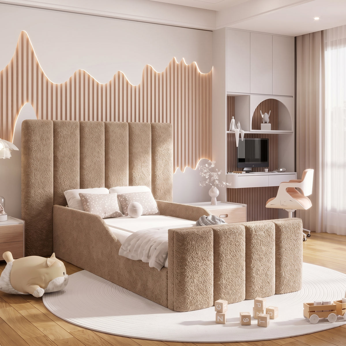 Boucle Warwick Andes Nougat