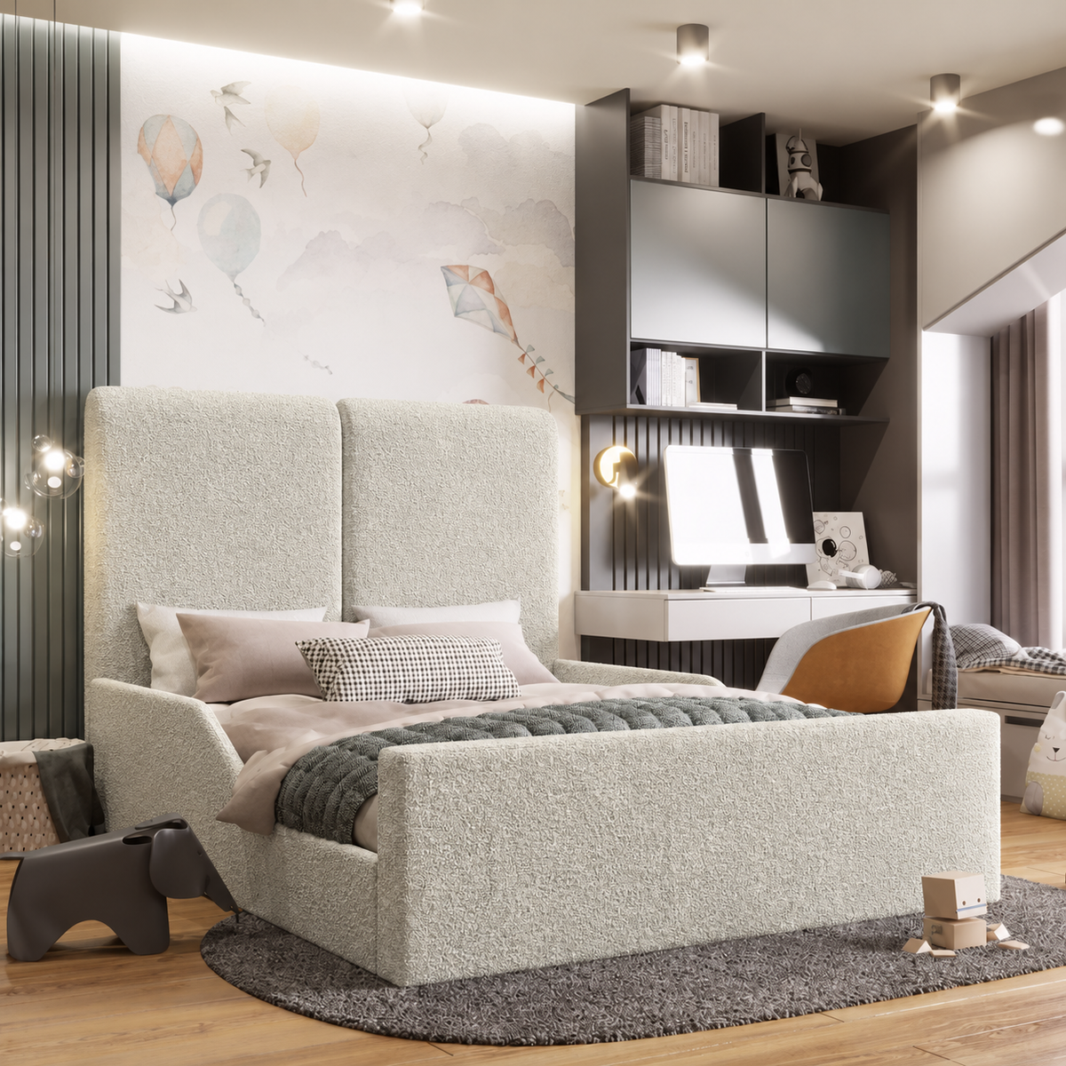 Boucle Warwick Andes Ecru