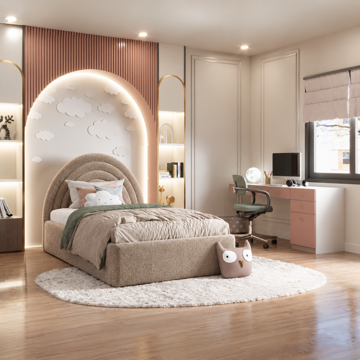 Boucle Warwick Andes Nougat