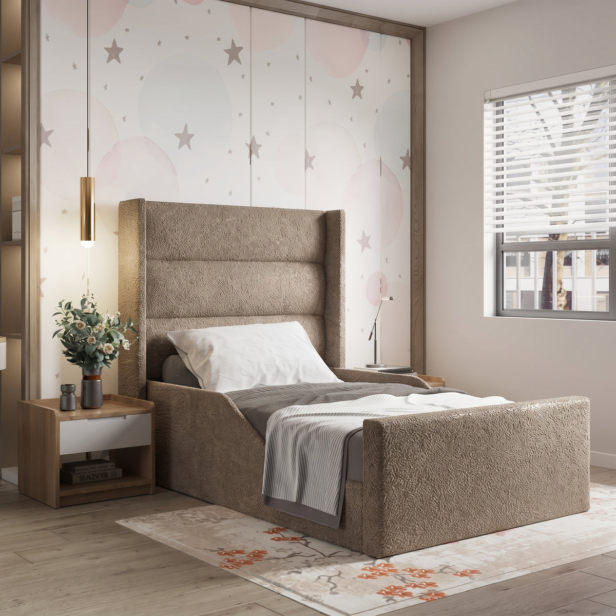 Boucle Warwick Andes Nougat