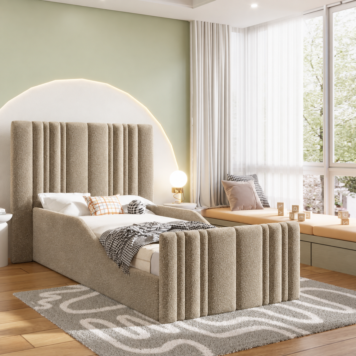 Boucle Warwick Andes Nougat
