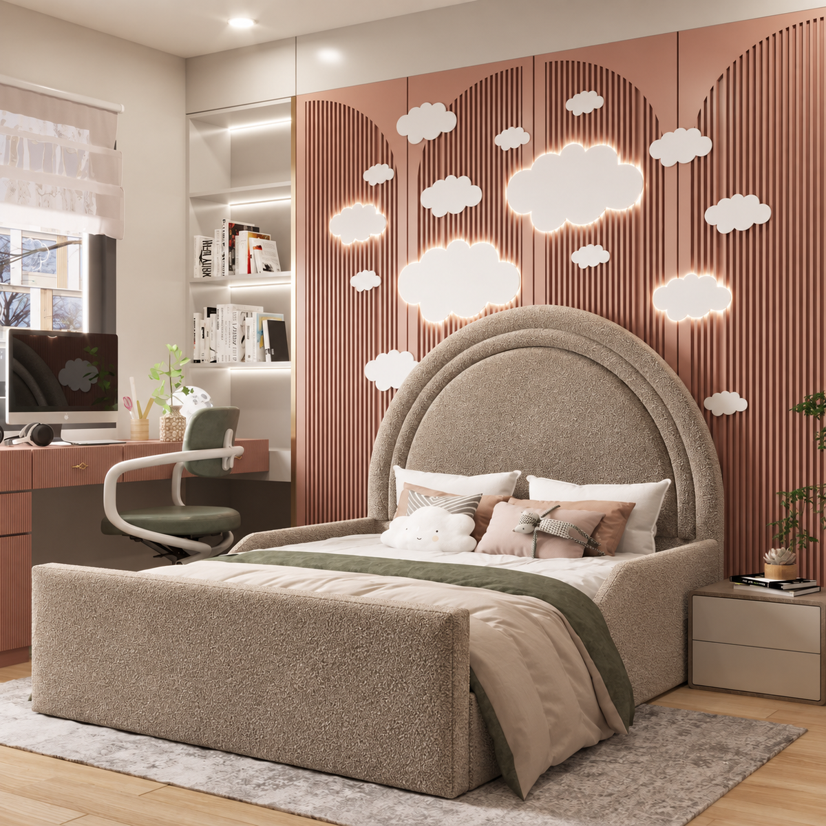 Boucle Warwick Andes Nougat