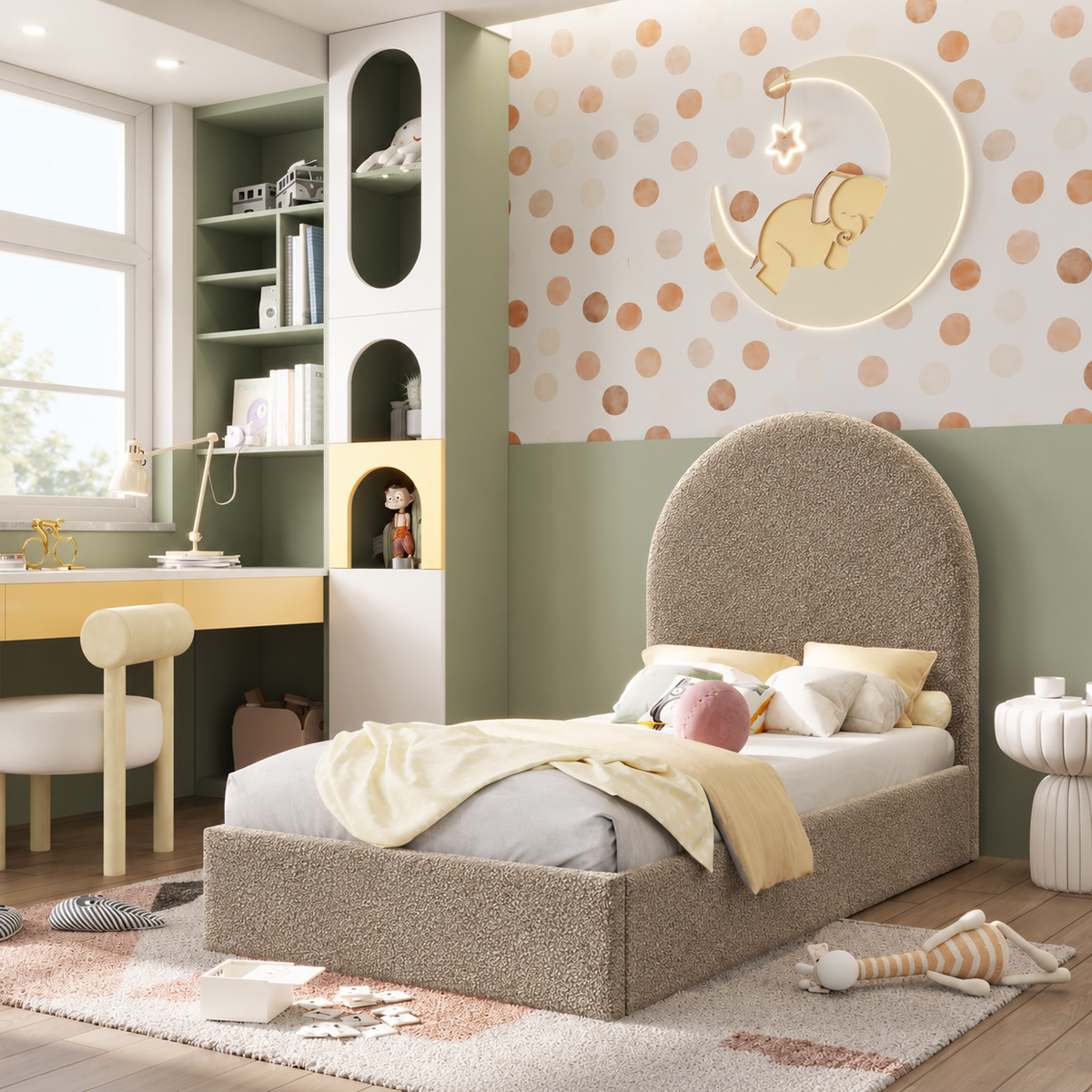 Boucle Warwick Andes Nougat