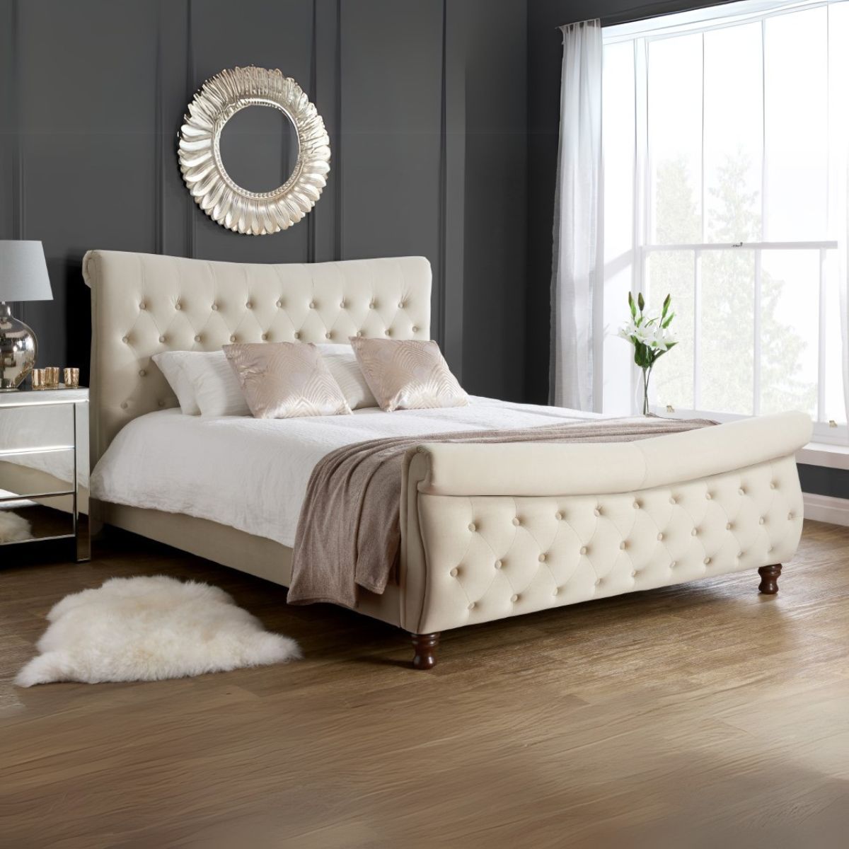 Copenhagen Bed Warm Stone