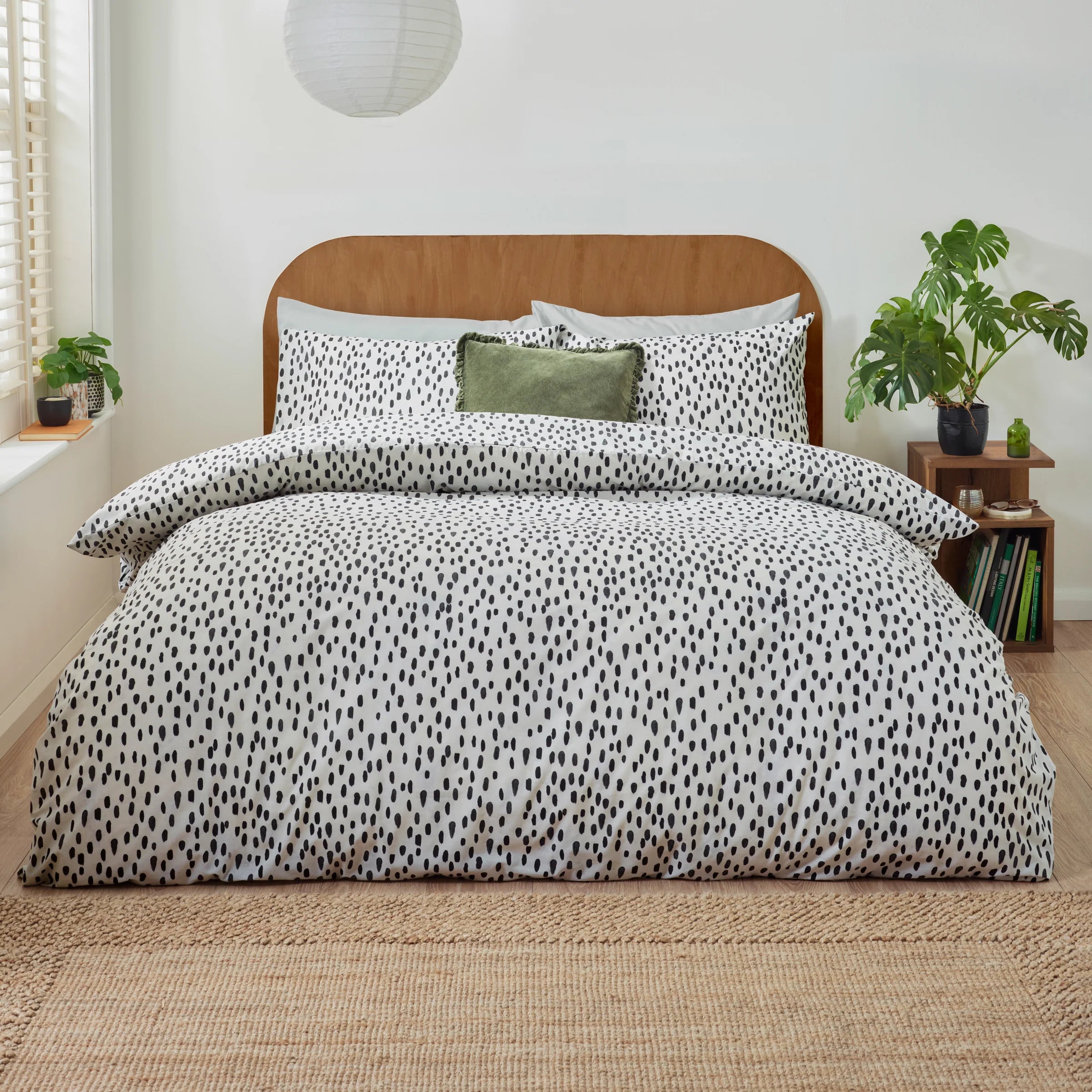 Dottie Printed Duvet Cover Set Multicolour