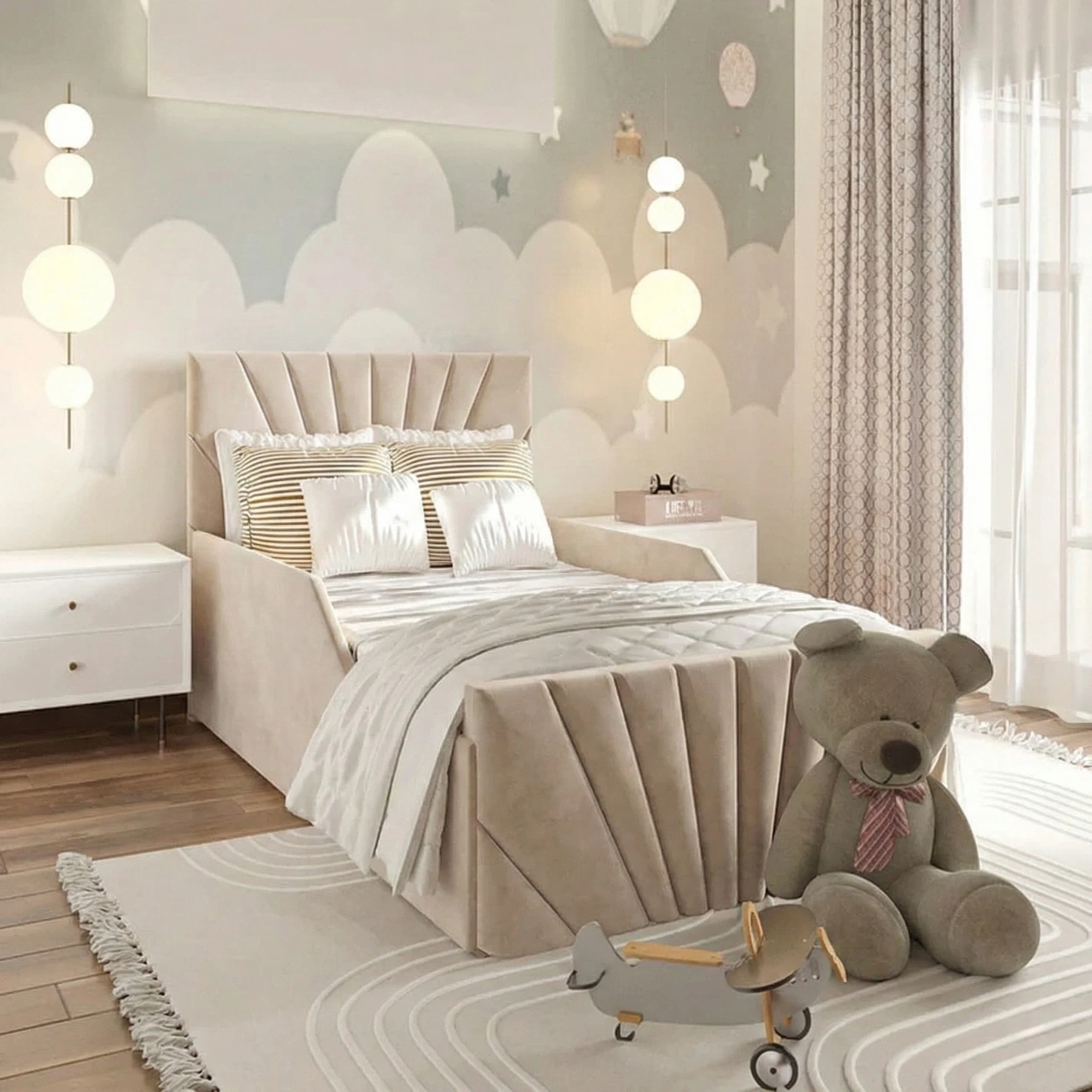 Plush Velvet Ivory