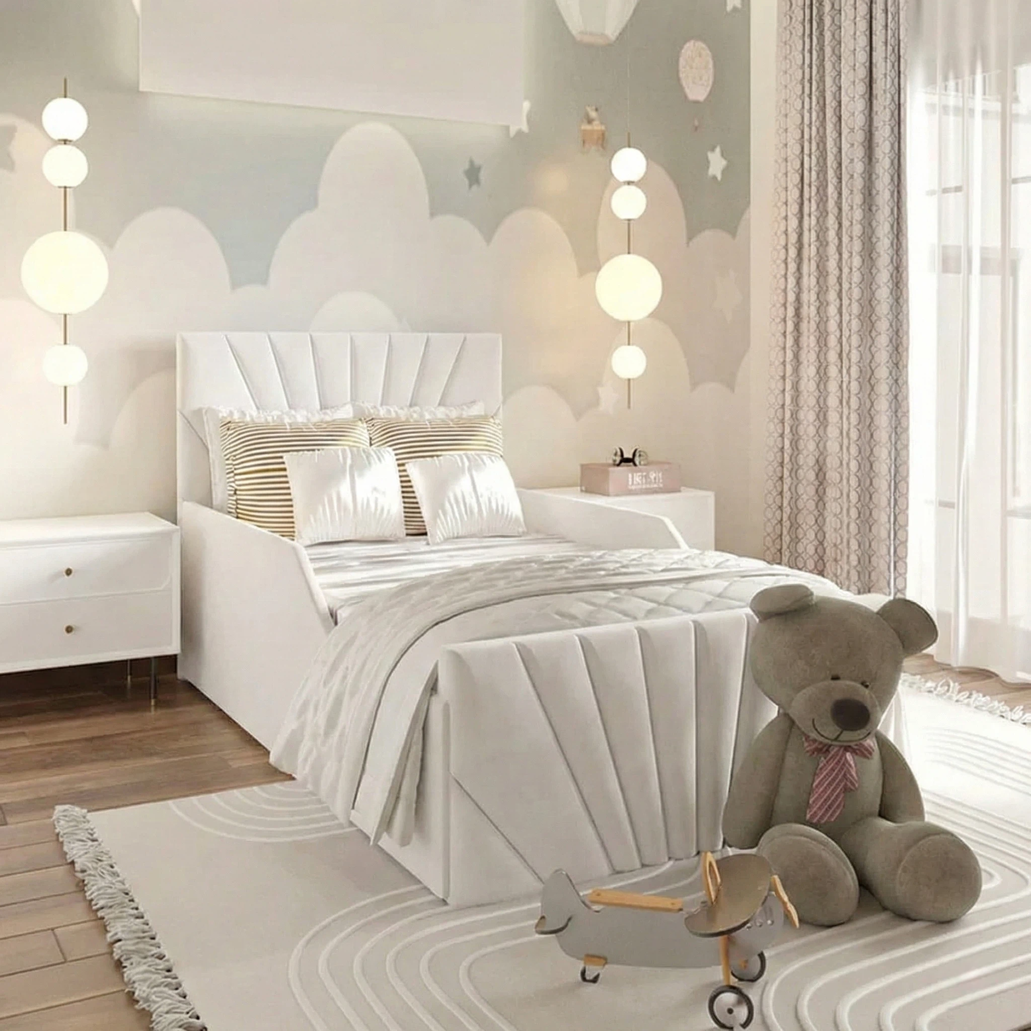 Plush Velvet White