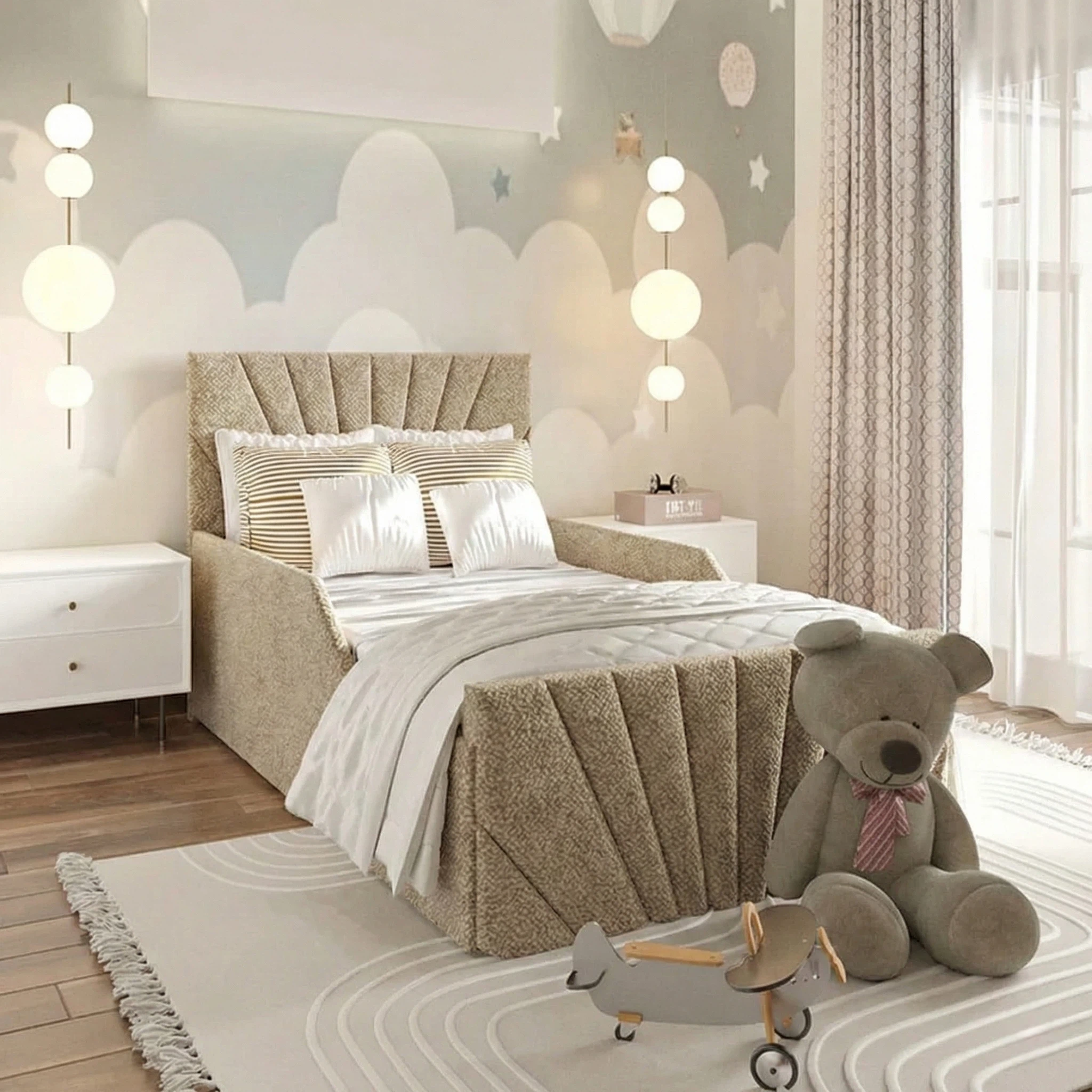 Boucle Warwick Andes Nougat