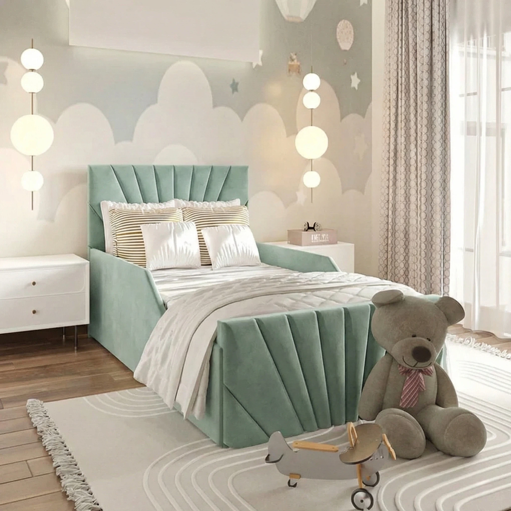 Plush Velvet Seafoam