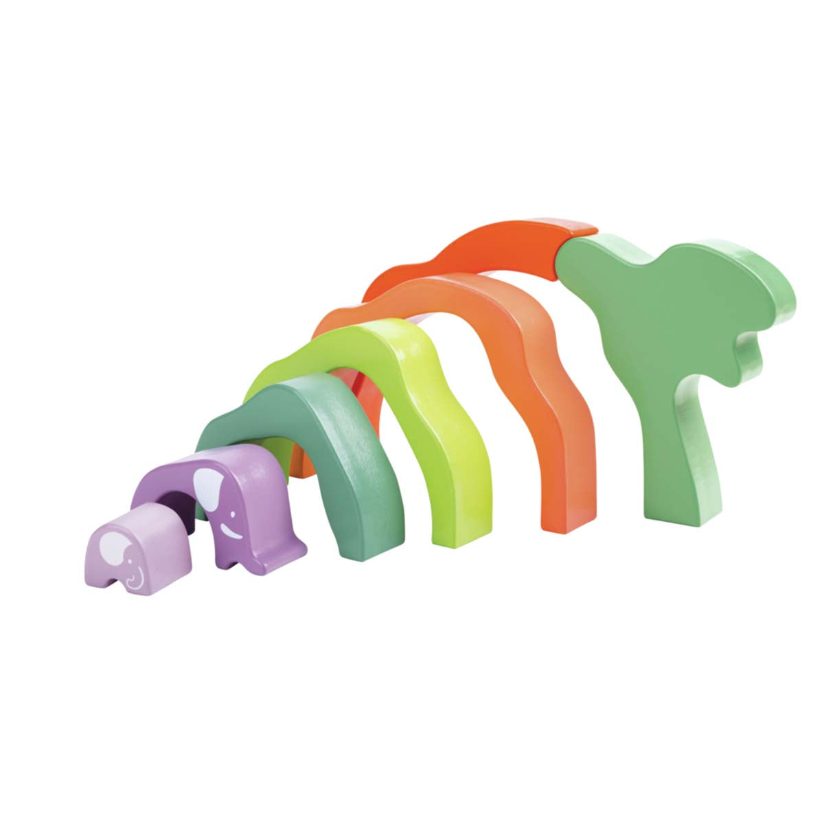Hape Safari Elephant Stacking Blocks - Babyfair Ltd