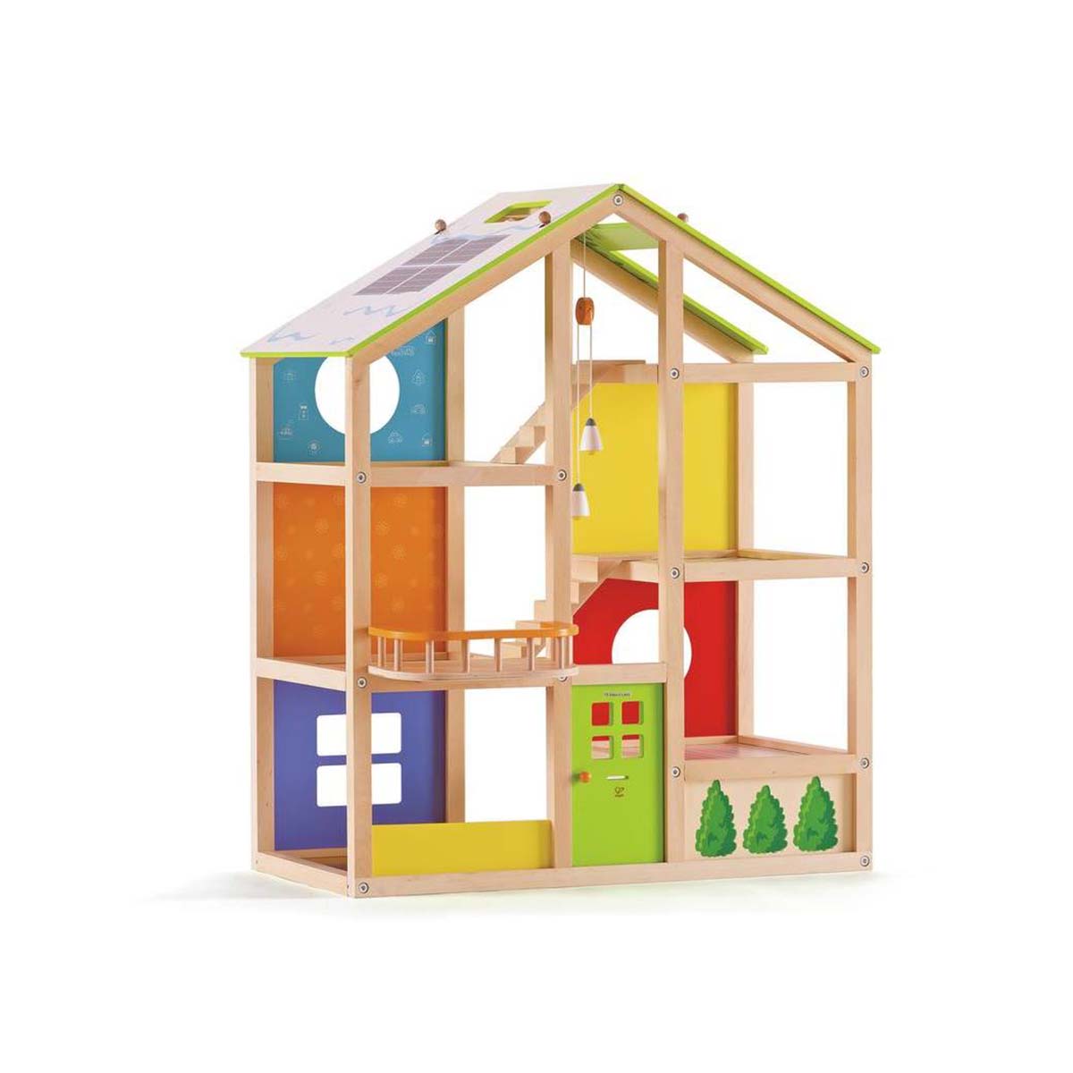 New outlet - Hape All Season Dollhouse Furnished